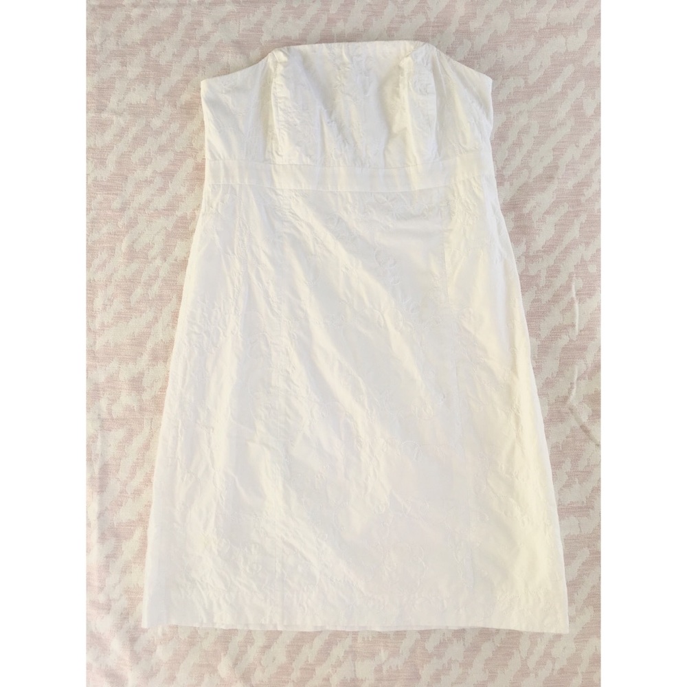 White Strapless Lilly Pulitzer Dress